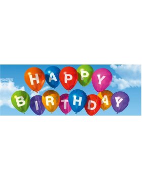 Artebene Card Birthday-Balloons-21x8 cm