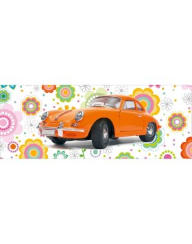 Artebene Karte Porsche-Bl&uuml;ten-21x8 cm