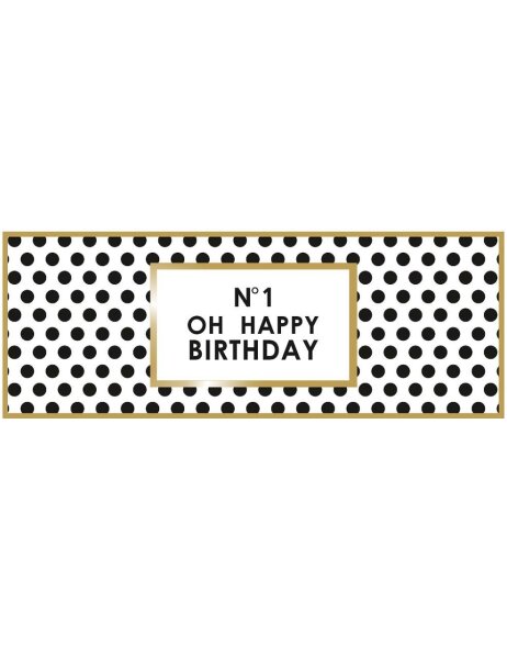 Kartka wytłaczana Artebene-Oh Happy Birthday-21x8 cm
