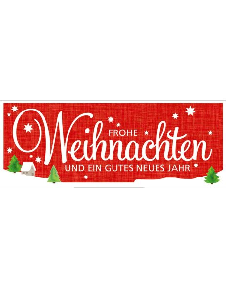 Artebene Karte Glitter-Weihnachten-Haus-21x8 cm