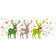 Art Plain Card Foil-Wesołych Świąt-Nowego Roku-