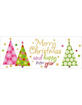 Artebene card Foil-Navidad-Árboles de Navidad-
