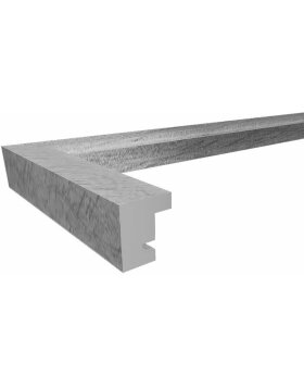 Marco de madera DIN A4 Pimientos plata