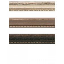 Drewniana ramka beżowo-brązowa - Unique 2 - 20x20