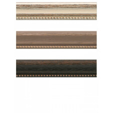 Wooden frame beige brown - Unique 2 - 30x30 cm