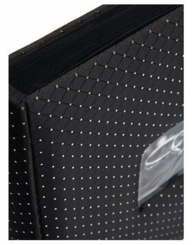 Walther Hochzeitsalbum Black Glamour 28x30,5 cm 50 schwarze Seiten