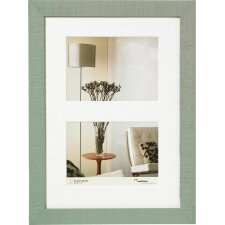 Gallery Wooden Frame HOME 2 photos 13x18 cm in green