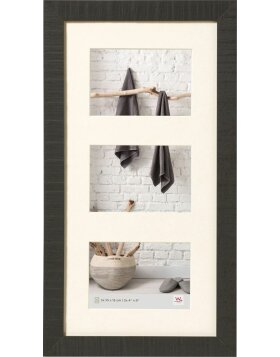 Walther Gallery Frame Home 3 foto 13x18 nero (30x55,3 cm)