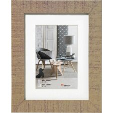 Home wooden frame 15x20 cm beige brown
