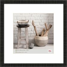 Walther wooden frame Home 50x50 cm black with mat 35x35 cm