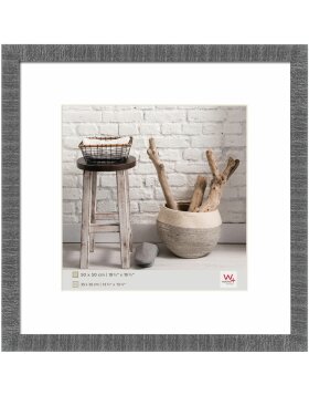 Home wooden frame 50x50 cm grey