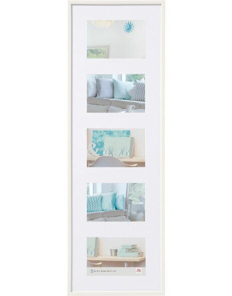 Walther Gallery Frame New Lifestyle 5 foto 10x15 cm bianco