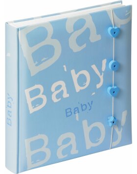 BABY TOY Album bébé bleu 28x30,5 cm