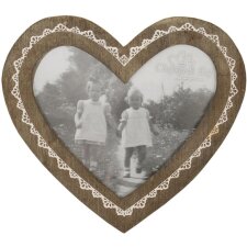 Photo frame 16x14 cm Heart