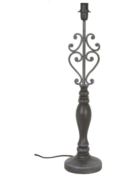Supporto per lampada in ferro &Oslash; 13x57 cm