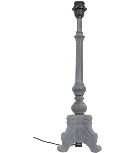 rustic lamp holder 4LMP071 gray