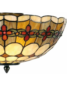 Plafondlamp Tiffany 40 cm meerkleurig