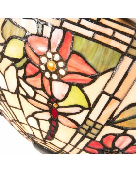 Plafoniera Lampada Tiffany Multicolore Ø40 cm