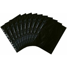 Fotophan-Sight Sleeves 9x13cm high black 10 sleeves
