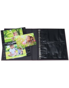herma Pochettes transparentes Fotophan 13x18cm paysage noir 10 pochettes