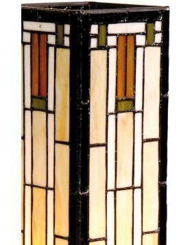 bunte Tiffany table lamp Tiffany glass 12,5x35 cm
