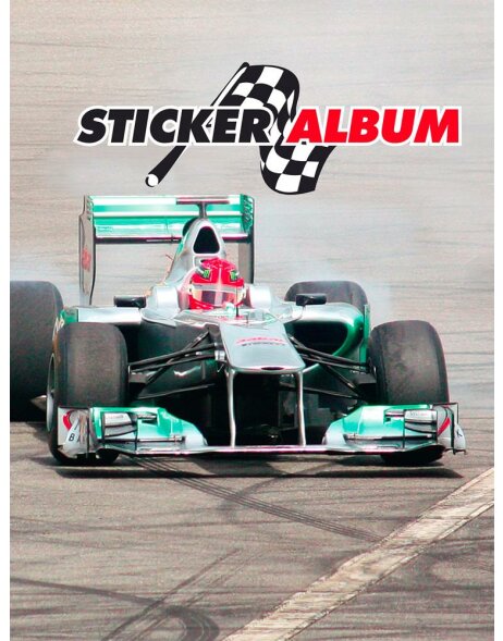 Sticker album raceauto a5 portret
