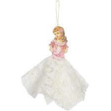 Princess with lace fabric 17cm
