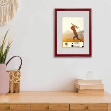 Cornice Artos in legno 30x45 cm - rosso