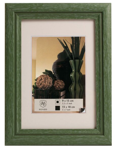 Artos - green wooden frame 40x50 cm