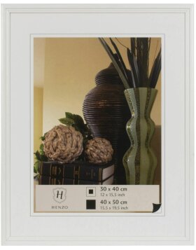 Artos - white wooden picture frame 40x50 cm