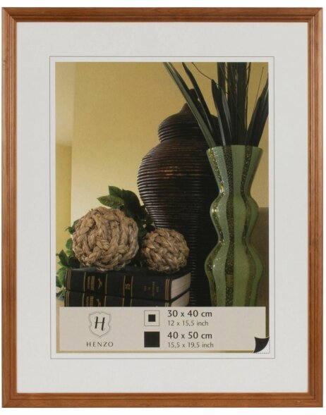 Artos 40x50 cm - dark brown wooden frame