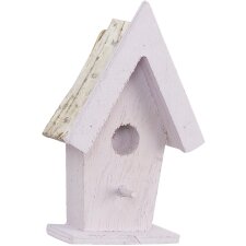 small bird house pink 6x3x9 cm