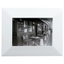 Cadre photo Toulouse bois 13x18 - blanc