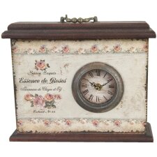 nostalgic grandfather clock in box format 27x22x9 cm