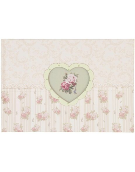 Notizbuch Romantisch rosa 24x16 cm