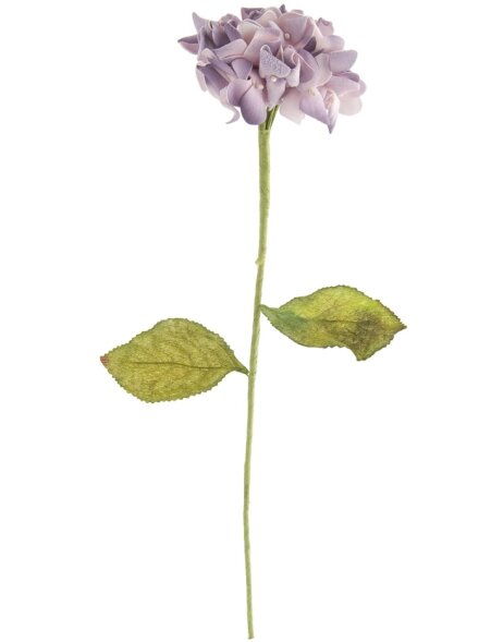Fleur artificielle D&eacute;co Hortensia 70 cm aubergine