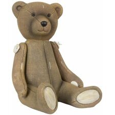 Teddy nostalgic brown 12x12x16 cm