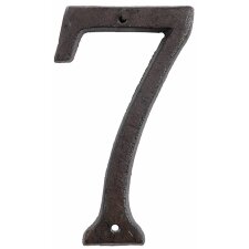 Nummer (7) 15cm Ziffer Hausnummer