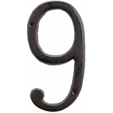 number (9) 15 cm cast-iron