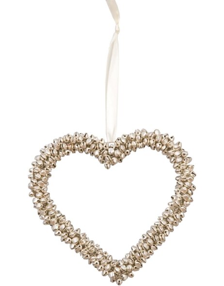 eleganckie dekoracyjne dzwonki w kształcie serca 17x17 cm