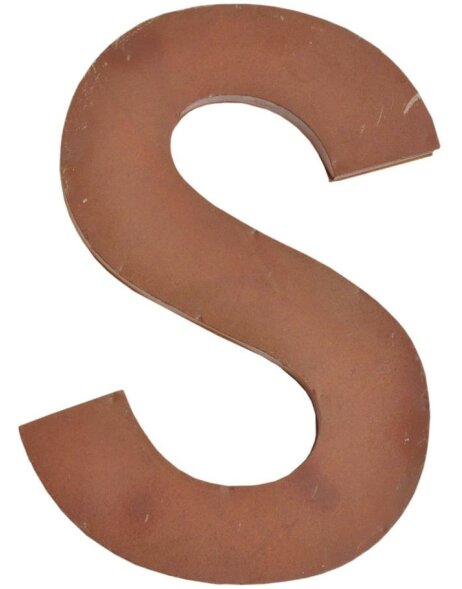 Letter S 20 cm single letter