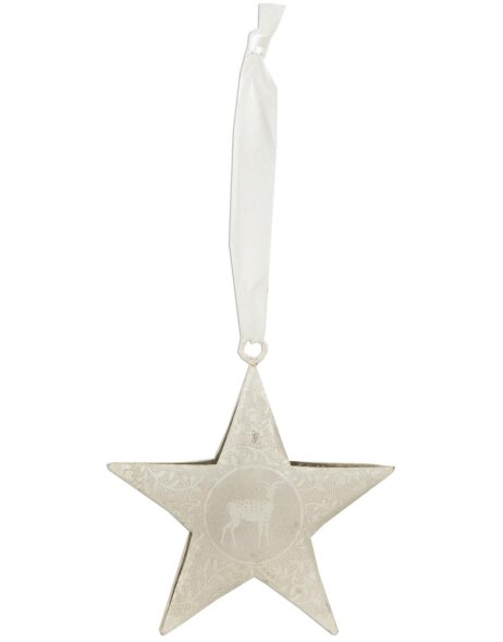 Percha Estrella con Ciervo 8x8 cm