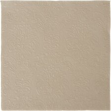 Paper napkins 33x33 cm dark beige 20