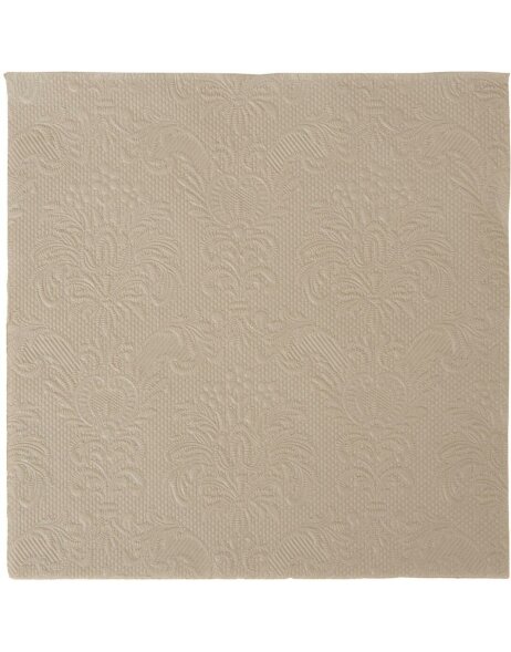 Paper napkins 25x25 cm dark beige 20