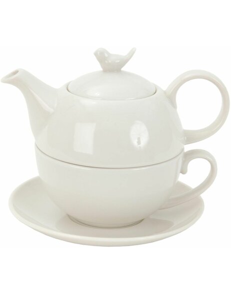 Herbata dla jednej osoby - mały czajniczek z ceramiczną filiżanką