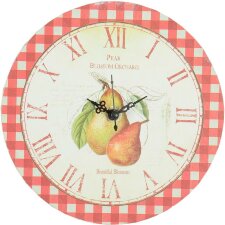 Horloge Ø 18 cm Horloge de cuisine romantique