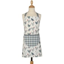 Apron CHICKEN ALL OVER blue
