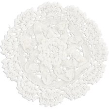 round coasters with top Ø 11 cm white