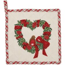 Maniques Christmas Wreath rouge