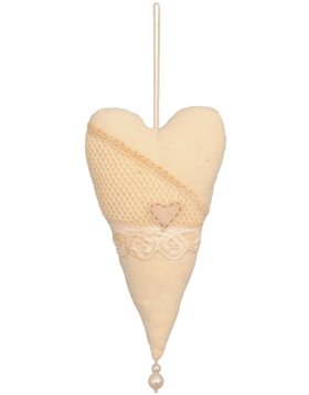 romantic Herzkissen for hanging 25 cm
